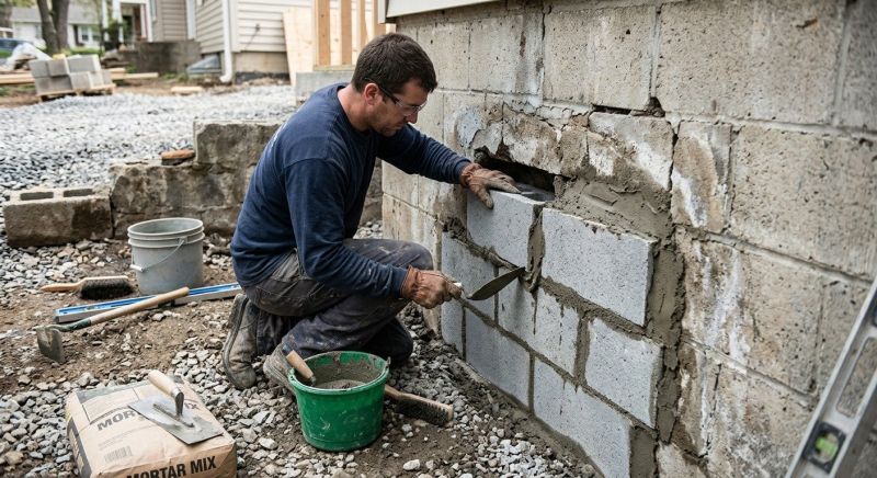 Block Wall Repair in Platte City, MO