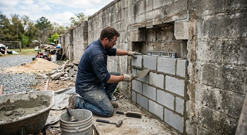 Block Wall Repair in Platte County, MO