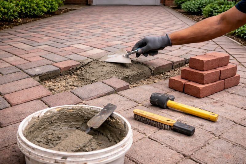 Brick Driveway Repair in Kansas City, MO