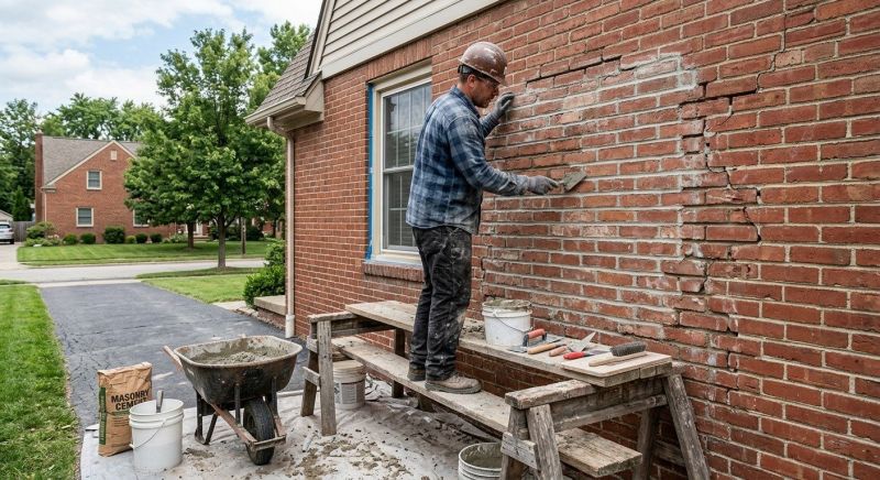 Brick Driveway Repair in Kansas City, MO
