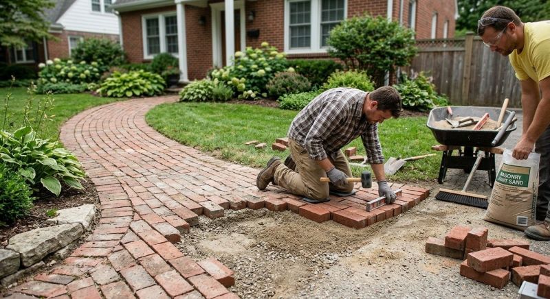 Brick Flatwork Repair in Trimble, MO