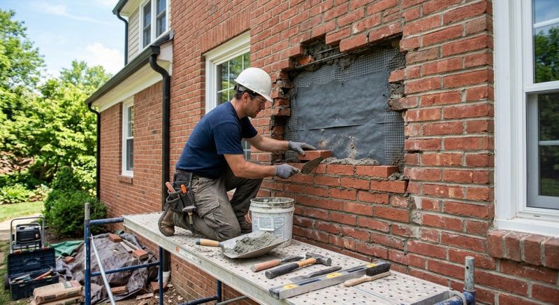 Brick Masonry Repair in Basehor, KS