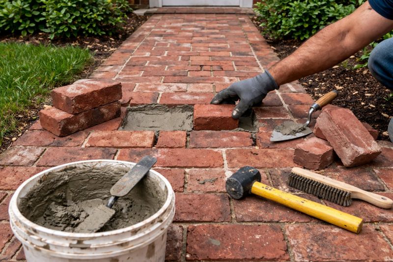 Brick Pathway Repair in Kansas City, MO
