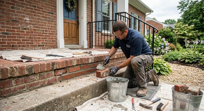 Brick Stairs Repair in Grandview, MO