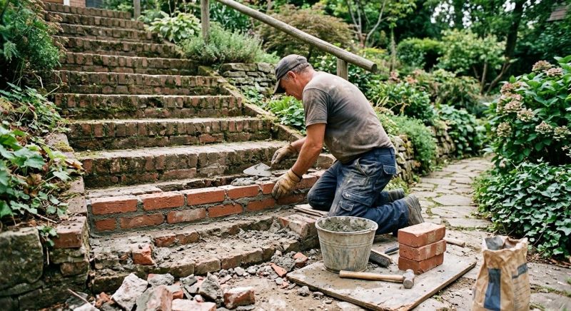 Brick Stairs Repair in Liberty, MO