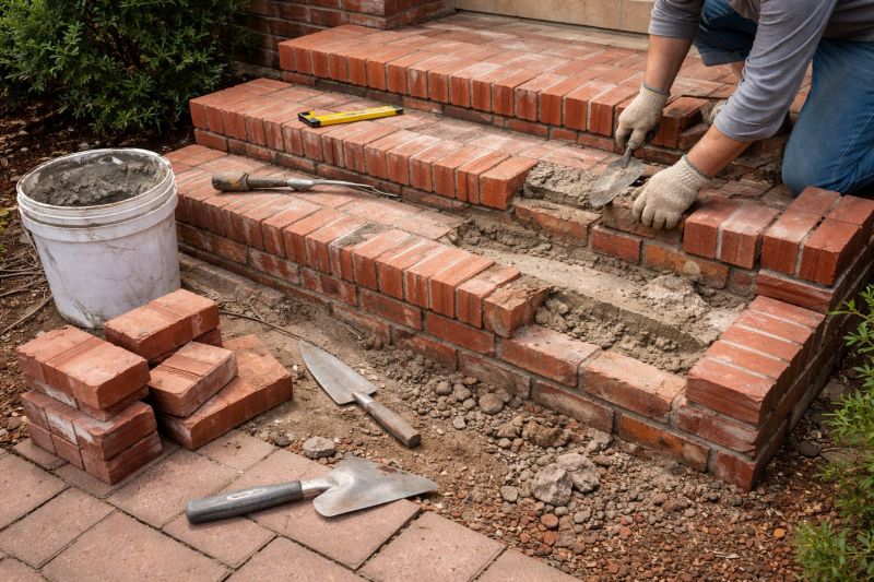 Brick Stairs Repair in Trimble, MO