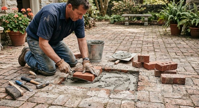 Brick Stoop Repair in Kansas City, MO