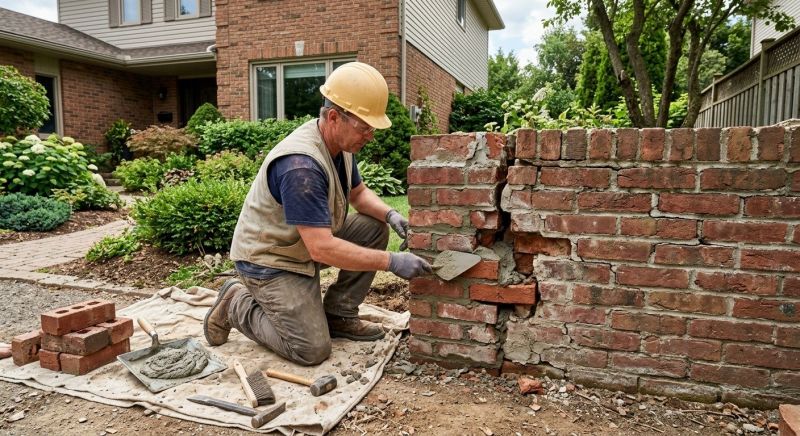 Brick Wall Repair in Clay County, MO