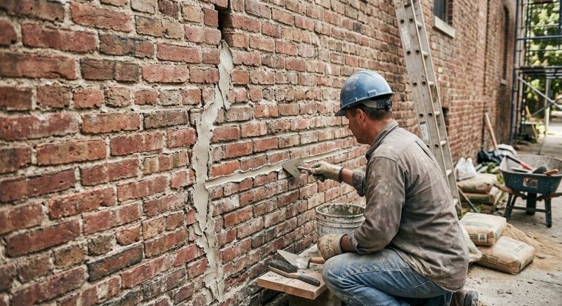 Brick Wall Repair in Leavenworth, KS