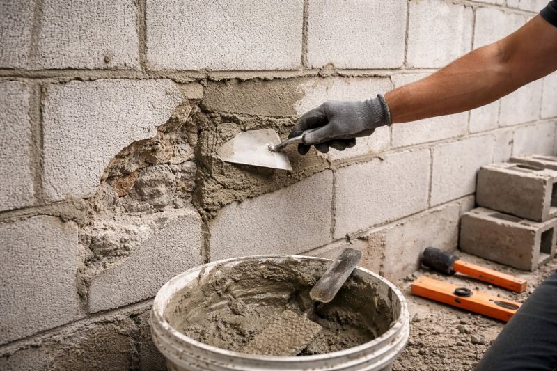 Cinder Block Wall Repair in Trimble, MO
