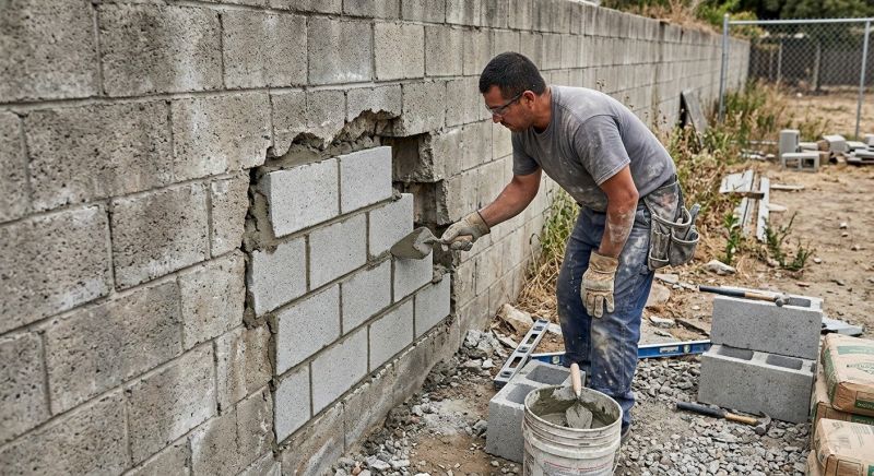 Rock Wall Repair in Kansas City, MO