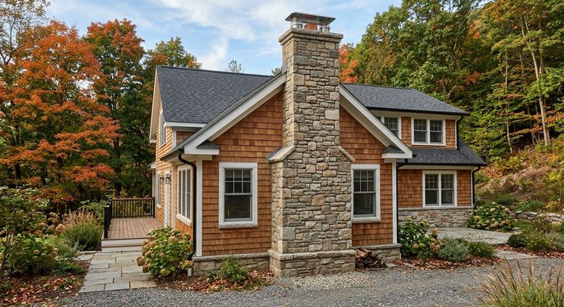 Stone Chimney Installation in Grain Valley, MO