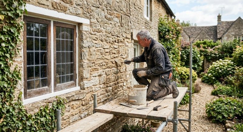 Stone Masonry Repair in Leawood, KS