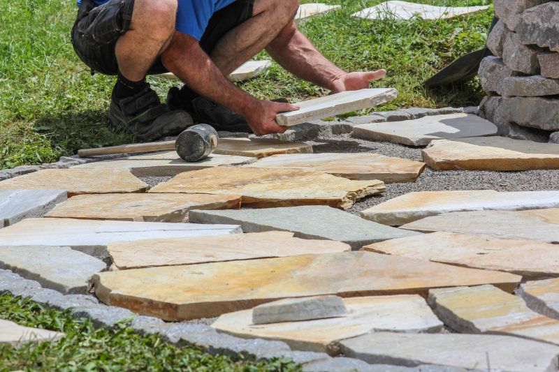 Stone Walkway Repair in Kansas City, MO