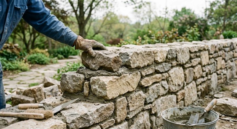 Stonework Installation in Leavenworth, KS