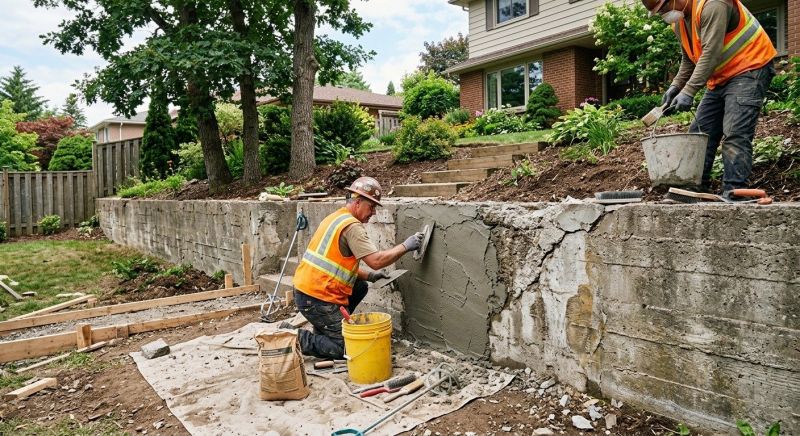 Retaining Wall Repair in Grandview, MO
